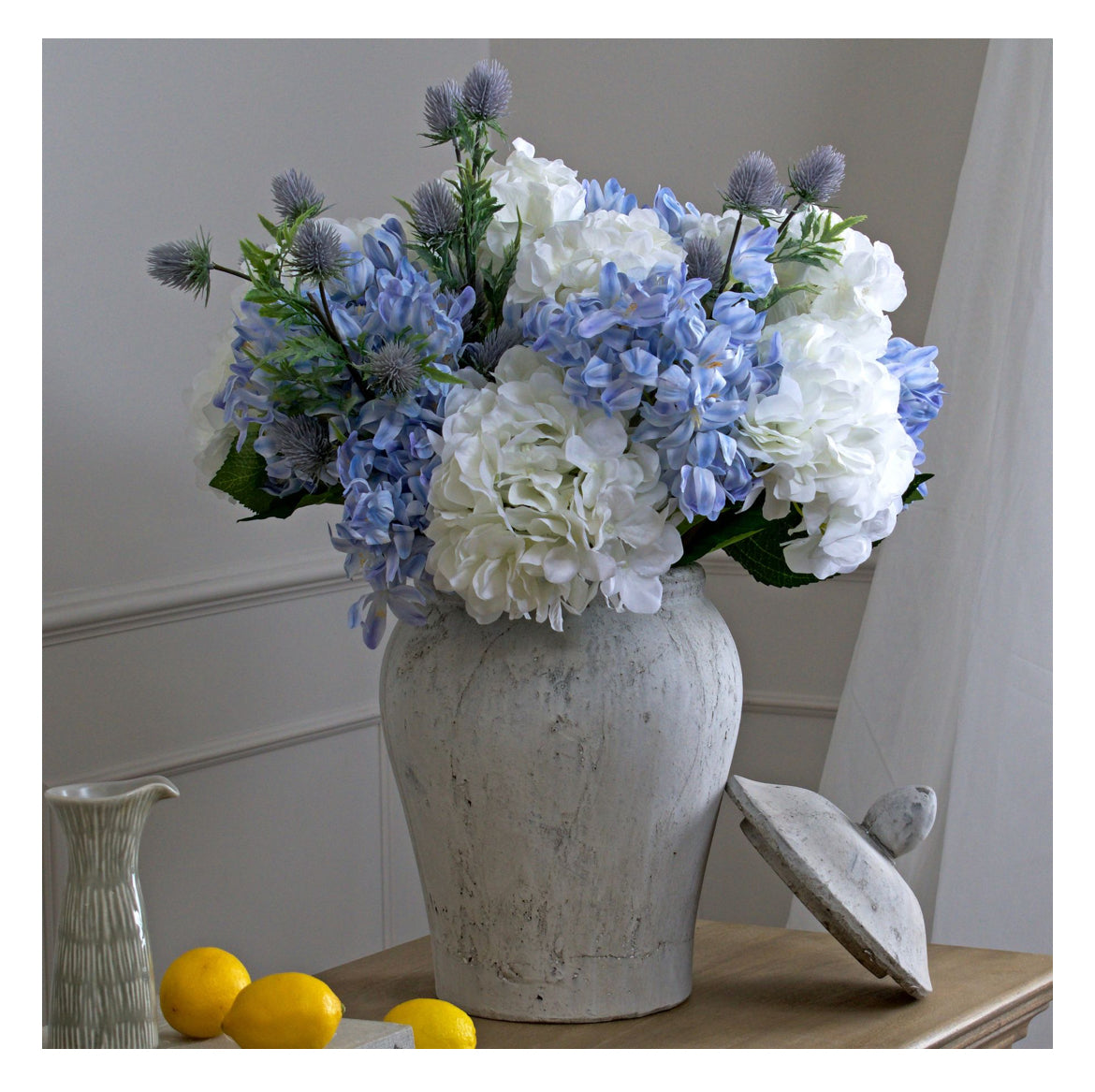 Bloomville Stone Ginger Jar