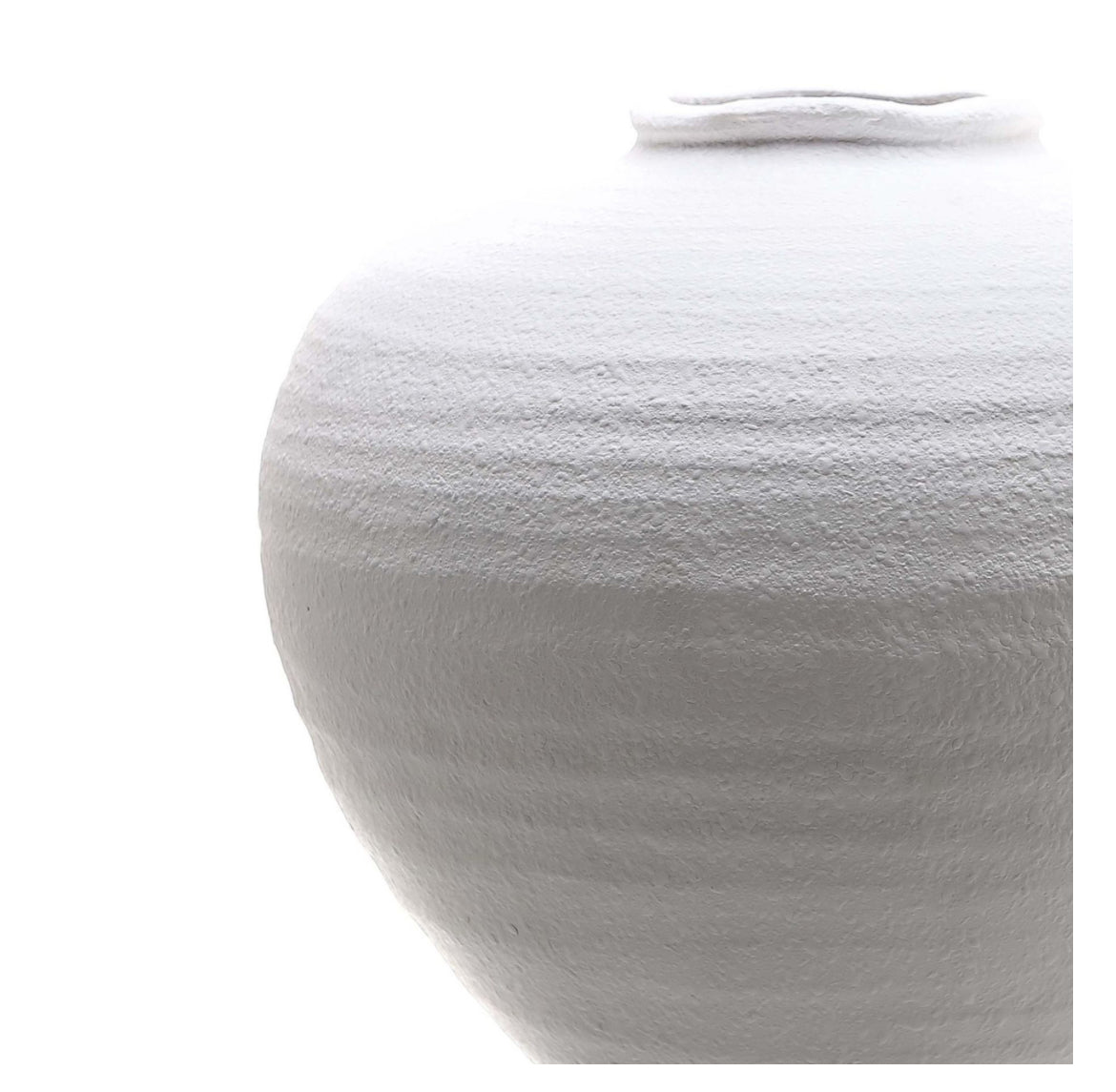 Regola Matt White Ceramic Vase