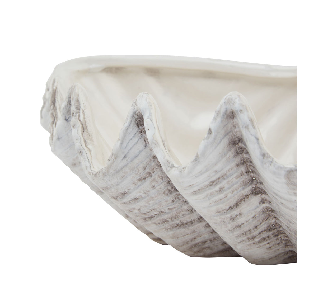 Siren Medium Ceramic Shell Bowl