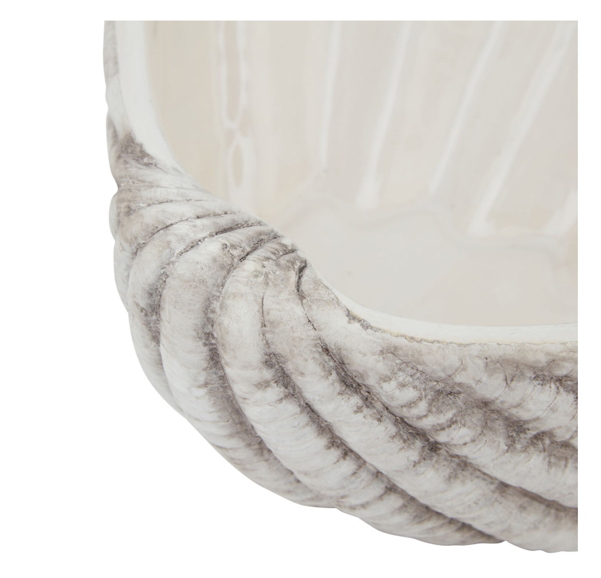 Siren Medium Ceramic Shell Bowl