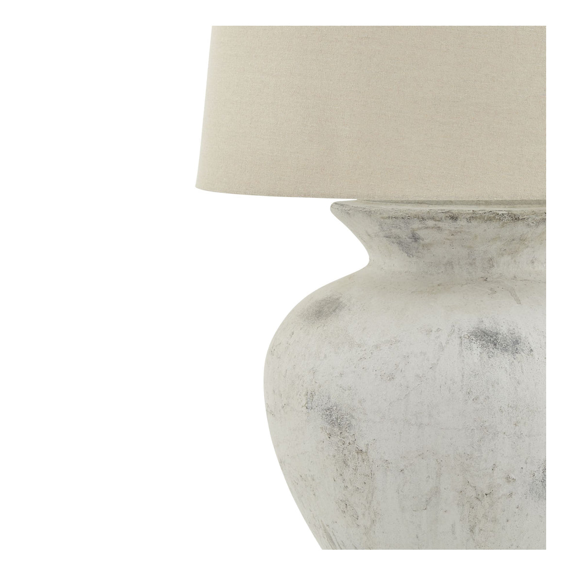 Downton Antique White Lamp