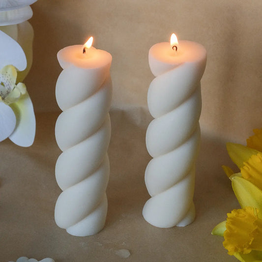 Marshmallow Shaped Pillar Candle